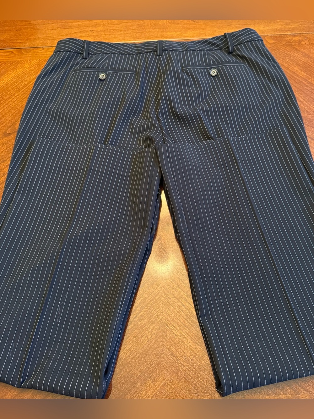 The Limited Pants Black Pinstripe Boot Cut Pants Size - 12 - Picture 9 of 12
